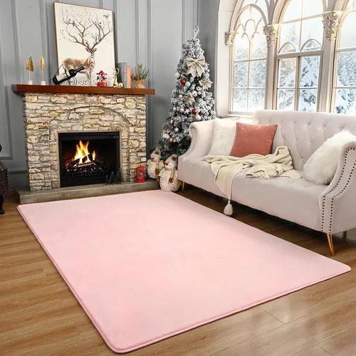 Miniatura 43 de Amearea Alfombras modernas para dormitorio, sala de estar, alfombra de espuma viscoelástica gruesa de 4 x 6 pies, alfombra de espuma viscoelástica