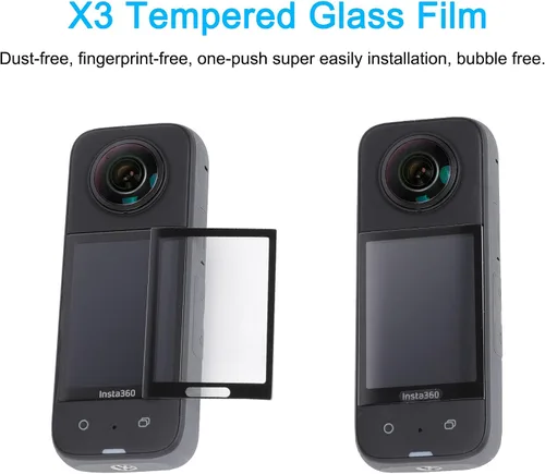 Miniatura 4 de PellKing Kit de accesorios de protección de cámara para Insta360 X3, Insta 360 X3, incluye protector de lente/cubierta protectora