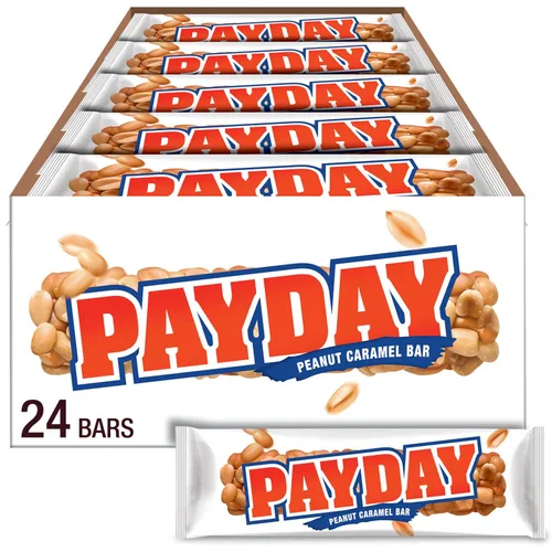 PAYDAY - Barras de caramelo de cacahuete, 1.85 oz (24 unidades)