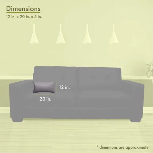 Miniatura 3 de Majestic Home Goods Vintage Villa - Almohada pequeña para interiores, 20 pulgadas de largo x 5 pulgadas de ancho x 12 pulgadas de alto