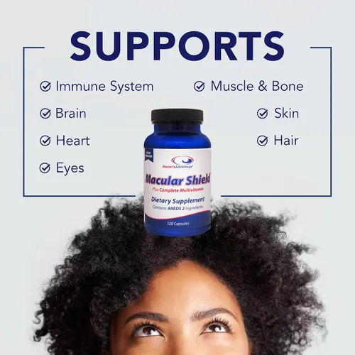 Miniatura 3 de Doctor's Advantage Macular Shield - Vitaminas para los ojos más multivitamínico – 120 cápsulas, suministro para 30 días – Luteína y zeaxantina