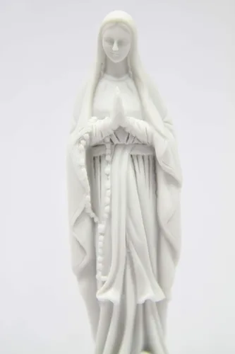 Miniatura 4 de Vittoria Collection Escultura italiana de estatua de Nuestra Señora de Lourdes Virgen María Bendita Madre de Lourdes hecha en Italia