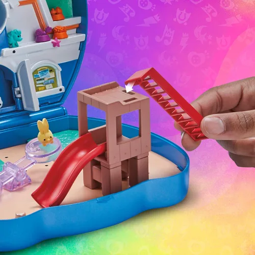 Miniatura 6 de My Little Pony Mini World Magic Compact Creation Critter Corner - Juguete, Set de Juego Construible con Pony Hitch Trailblazer para Niños de 5 Años
