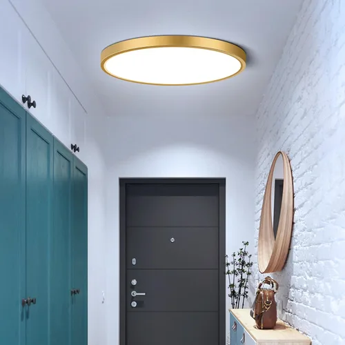 Miniatura 15 de Lámpara de techo LED de montaje empotrado de 12 pulgadas, 24 W (equivalente a 240 W), 3200 lm, luz blanca diurna de 5000 K, IP40, luces de techo