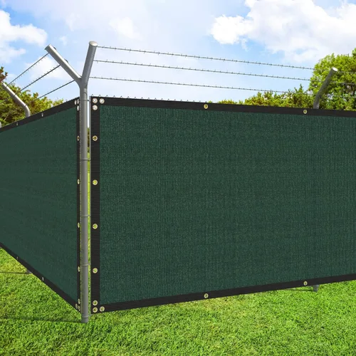 Miniatura 9 de ECOOPTS 4'x12' Pantalla de valla de privacidad con ojales de cobre, apta para vallas comerciales y jardines residenciales al aire libre, bloquea