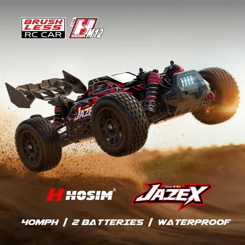 Miniatura 3 de Hosim Buggy RC sin escobillas para adultos y niños de 37.3 mi/h, 1/14 eléctrico de alta velocidad todo terreno, camiones RC Hobby 4x4 Off Road RC