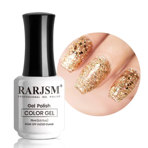 Miniatura 8 de RARJSM Esmalte de uñas de gel con purpurina de nieve, diamante brillante, gel de uñas de color blanco lechoso con pigmentos plateados y brillantes
