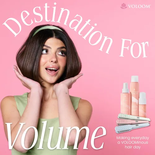 Miniatura 7 de VOLOOM Plancha plana de cerámica voluminizadora profesional clásica de 1-1/2 pulgadas, voluminizador de cabello y herramienta de peinado