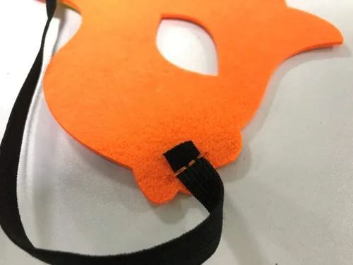 Miniatura 2 de Máscaras de fieltro de 3 piezas máscaras de Halloween de animales accesorio de fiesta de disfraces Juego de padres e hijos Tigre
