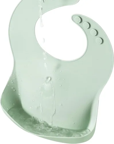 Miniatura 7 de PandaEar Set of 3 Silicone Baby Bibs Waterproof, Soft, Unisex, 10-72 Months