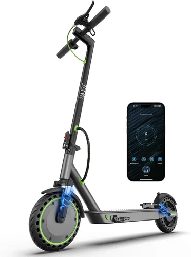 Miniatura 15 de NAVIC Electric Scooter with Dual Suspension, 8.5”/10" Tires, 350W/500W Motor, 19/22 Mph, Max 22/25/27/49Miles Range, Foldable E Scooter for Adults