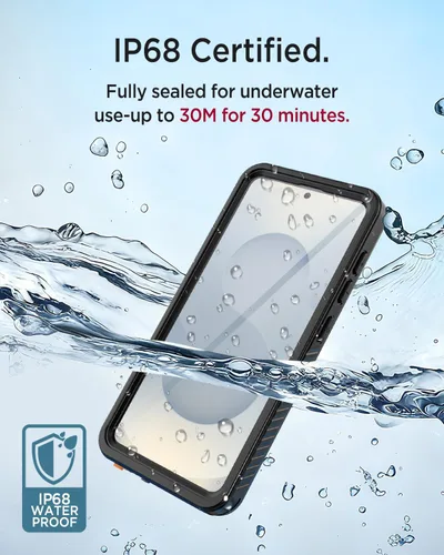 Miniatura 2 de Miimall Funda impermeable IP68 para Samsung Galaxy S26 Plus, compatible con MagSafe, Mil-Std 810G 360° protección de cuerpo completo resistente