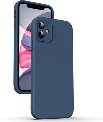 Miniatura 142 de Supdeal Funda de silicona líquida para iPhone 12 Pro Max, [protección de cámara] [antihuellas dactilares] [carga inalámbrica] Funda protectora de 4