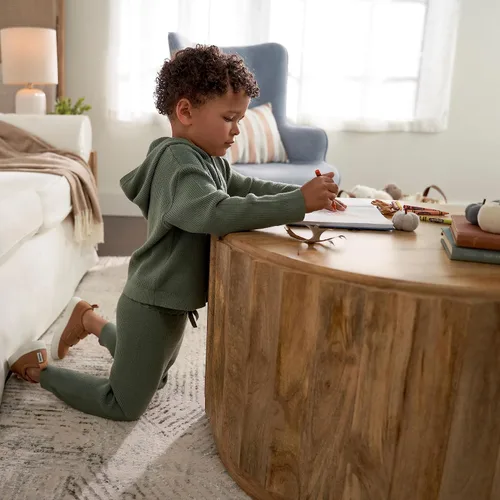 Miniatura 2 de Gerber Conjunto de suéter con capucha y pantalón de punto para bebés y niños pequeños
