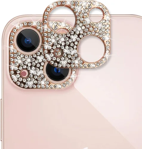 Miniatura 12 de Protector de lente brillante para iPhone 13 Pro Max, cubierta de cámara con purpurina 3D, diamantes de imitación, puntos brillantes, decoración