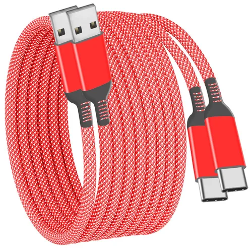 Miniatura 12 de Cable USB C de 10 pies para carga de iPhone 15 16 Pro Max, iPad Pro, carga rápida, cordón de nylon para Samsung Galaxy S24 S23 S22 S21 S20 S10, Note