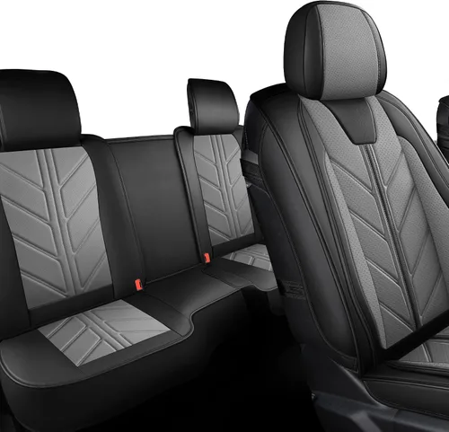 Miniatura 3 de Fundas para Asientos de Camioneta Compatibles con Dodge Ram 1500 2009-2024 Fundas de Asiento de Cuero Sintético para Camioneta Personalizadas