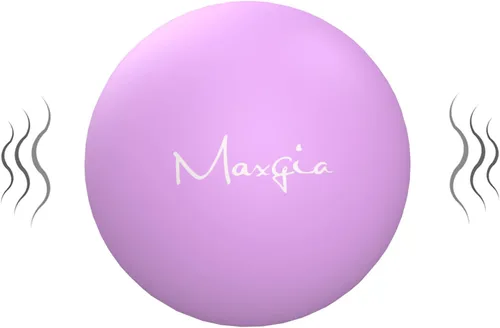 Bola de masaje vibratoria de 3 pulgadas, bola de masaje con vibraciones de 5 velocidades para músculos y fitness, alivio del dolor de fascitis