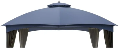 Miniatura 10 de Garden Winds Cubierta superior reforzada RipLock 350 de repuesto compatible con Allen Roth modelos de cenador de 10 x 12 pies GF-12S004B, Verde