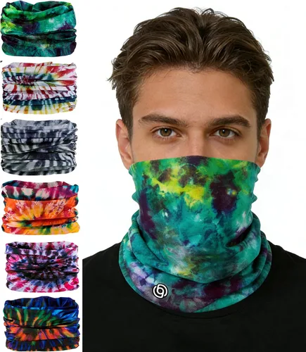 Miniatura 8 de KINREE 6 unidades de protección UV de verano multifunción diadema cuello polaina cabeza cabeza máscara máscara mágica bufanda bandana