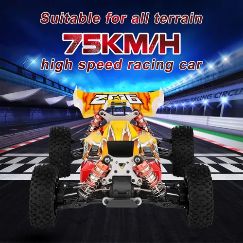Miniatura 3 de GoolRC WLtoys 144010 - Autos RC sin escobillas para adultos, auto de control remoto a escala 1:14, carreras de alta velocidad, auto de deriva RC