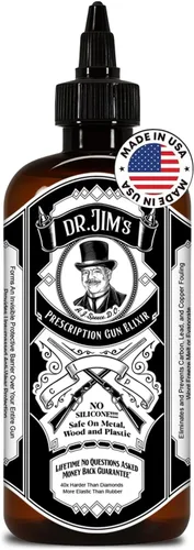 Dr Jim's - CLP Gun Cleaner and Lubricant - All-in-One Gun Cleaning Oil, Bore Cleaner, Non Solvent - for Metal, Wood & Plastic - Advanced Lube & Rust