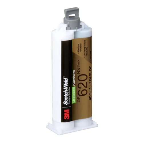 Miniatura 2 de 3M Scotch-Weld - Adhesivo de uretano DP620NS, negro, 1.6 fl oz Duo-Pak, 1 cada uno, sin hundimiento, curado rápido, establece uniones resistentes