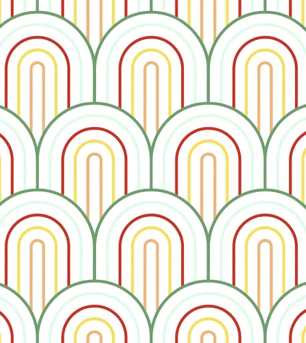 Miniatura 12 de CiCiwind Papel Tapiz Adhesivo Removible Bohemio Papel de Contacto Arcoíris Lindo Removible Autoadhesivo Ecológico Vintage para Dormitorio Baño