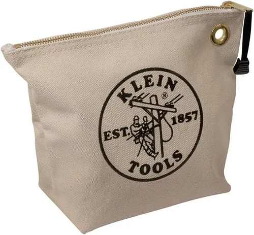 Miniatura 8 de Klein Tools - Bolsa de lona con cremallera, organizador de almacenamiento para bolsa de herramientas