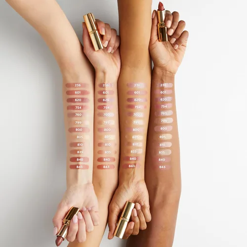 Miniatura 3 de L'Oréal Paris Colour Riche Original, Lápiz labial cremoso hidratante satinado con aceite de argán y vitamina E, Silverstone, 1 unidad