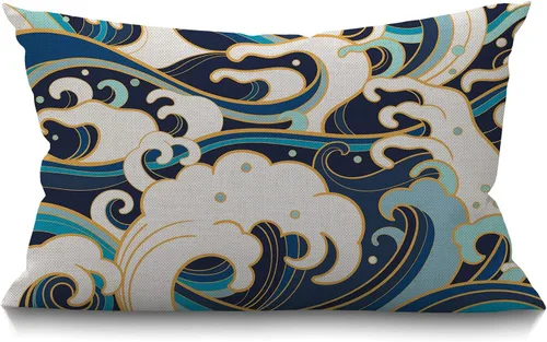 Miniatura 12 de Smooffly Funda de almohada decorativa para perro, bulldog francés con lentes de sol, funda de almohada lumbar moderna de granja, decoración