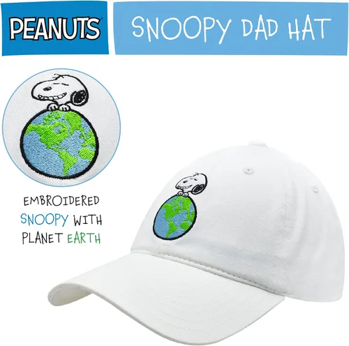 Miniatura 4 de Peanuts Snoopy Dad Hat, Adult Baseball Cap with Curved Brim