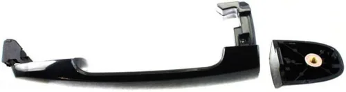 Miniatura 5 de KarParts360 Manija de puerta para Toyota RAV4 2001-2012 lado conductor o pasajero liso negro exterior Trasero Recorte: todos los submodelos