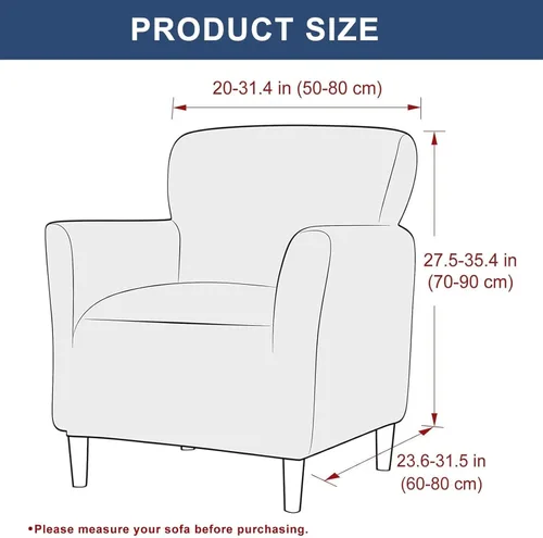 Miniatura 11 de HAOYONG - Funda elástica de terciopelo para silla de banquete, fundas para sillas de 1 pieza, fundas para sillones de sofá, funda suave para sillón