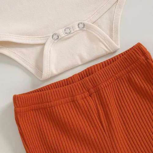 Miniatura 87 de Kuriozud Conjunto de mameluco con volantes para bebé recién nacida, con volantes, lindo conjunto de pantalones acampanados con diadema