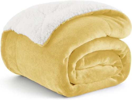 Miniatura 11 de Bedsure GentleSoft - Manta de forro polar Sherpa para sofá, manta de Navidad gruesa y cálida para invierno, manta de felpa suave y esponjosa como