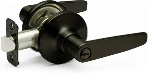 Miniatura 11 de Copper Creek DL1230SS - Palanca de puerta Daley con función de privacidad, acabado satinado inoxidable