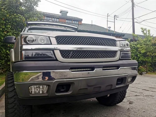 Miniatura 8 de iJDMTOY Kit de barra de luz LED de parachoques inferior de 32 pulgadas compatible con Chevy Silverado 1500 2500 3500 Avalanche: barra de luz LED