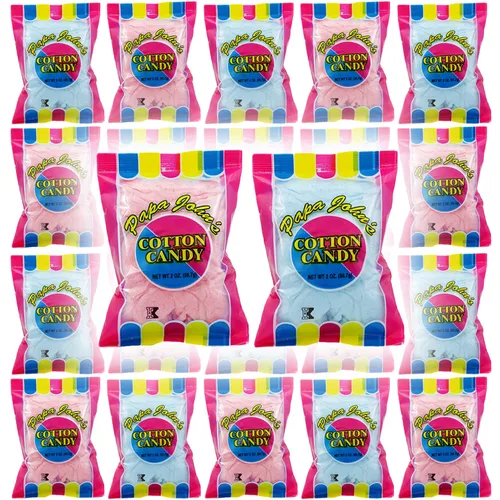 Miniatura 12 de Suministros de sabores de fiesta de algodón azul y rosa dulces de cumpleaños para niños, Kosher, bolsa de 2 onzas (paquete de 2)