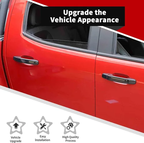 Miniatura 6 de Voodonala Cubierta exterior para manija de agarre para puerta de automóvil Chevy Colorado 2014-2022 compatible con Chevrolet Colorado GMC Canyon
