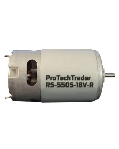 RS-550s mini motor eléctrico DC 18 v (6v - 24v). Alta potencia y torque para prototipos eléctricos/electrónicos, taladros, robots, vehículos RC,
