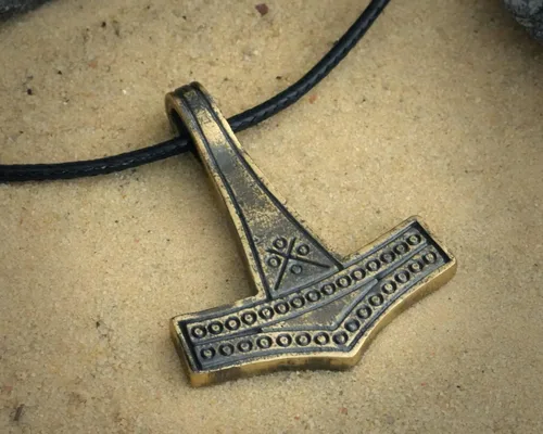 Miniatura 30 de Baldur Jewelry - Collar de martillo Thors Mjölnir - Colgante de martillo de Thor nórdico vikingo joyería vikingo - Collar Thor - Regalos Thor