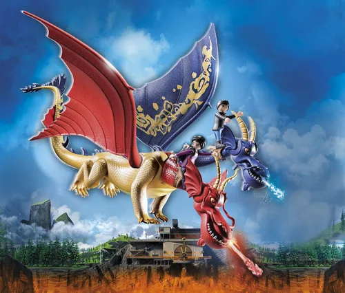 Miniatura 2 de Dragones de Playmobil Nine Realms: Wu, Wei y Jun