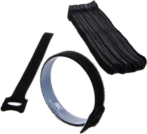 Miniatura 7 de Lazos de organización de cables – (30) correas de cable reutilizables de 8 pulgadas – Organizador de alambre para escritorios y oficinas – Cable
