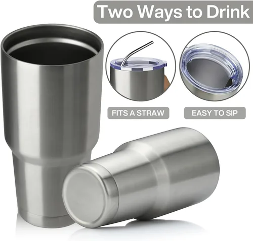 Miniatura 3 de Meway vaso para café de 30 onzas Plateado