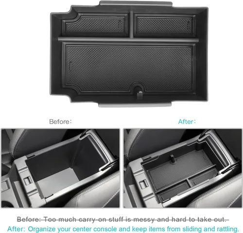 Miniatura 2 de CDEFG Bandeja organizadora de consola central Crosstrek 2024 2025 2026 para Subaru Crosstrek Impreza 2024 2025 2026, accesorios para consola media