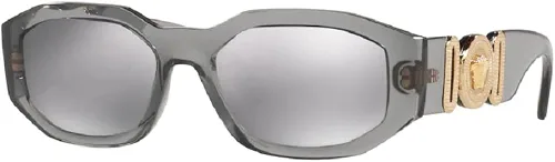 Versace VE4361 - Gafas de sol irregulares para hombre + paquete con kit de gafas de cortesía de diseñador iWear