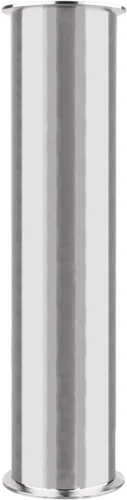 Miniatura 8 de DERNORD Tubo de carrete sanitario con extremos de abrazadera, tubo redondo sin costuras de acero inoxidable 304 con brida de virola de triple