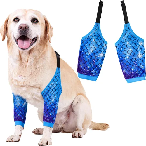 Miniatura 12 de Rodilleras protectoras para coderas de perro, rodilleras, manga para tratamiento de callos para heridas, patas delanteras para evitar lamer