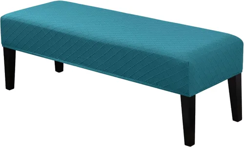 Miniatura 13 de Lebaley Funda Impermeable para Banco de Comedor Elástica Rectangular Protector de Asiento de Banco Funda Deslizable Extraíble Lavable Fundas